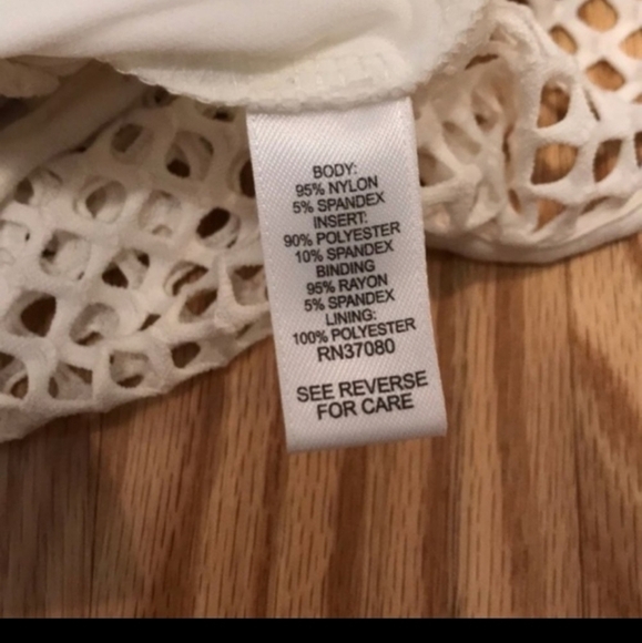 Cato size 2 knit dress fish net white dress - Picture 15 of 16